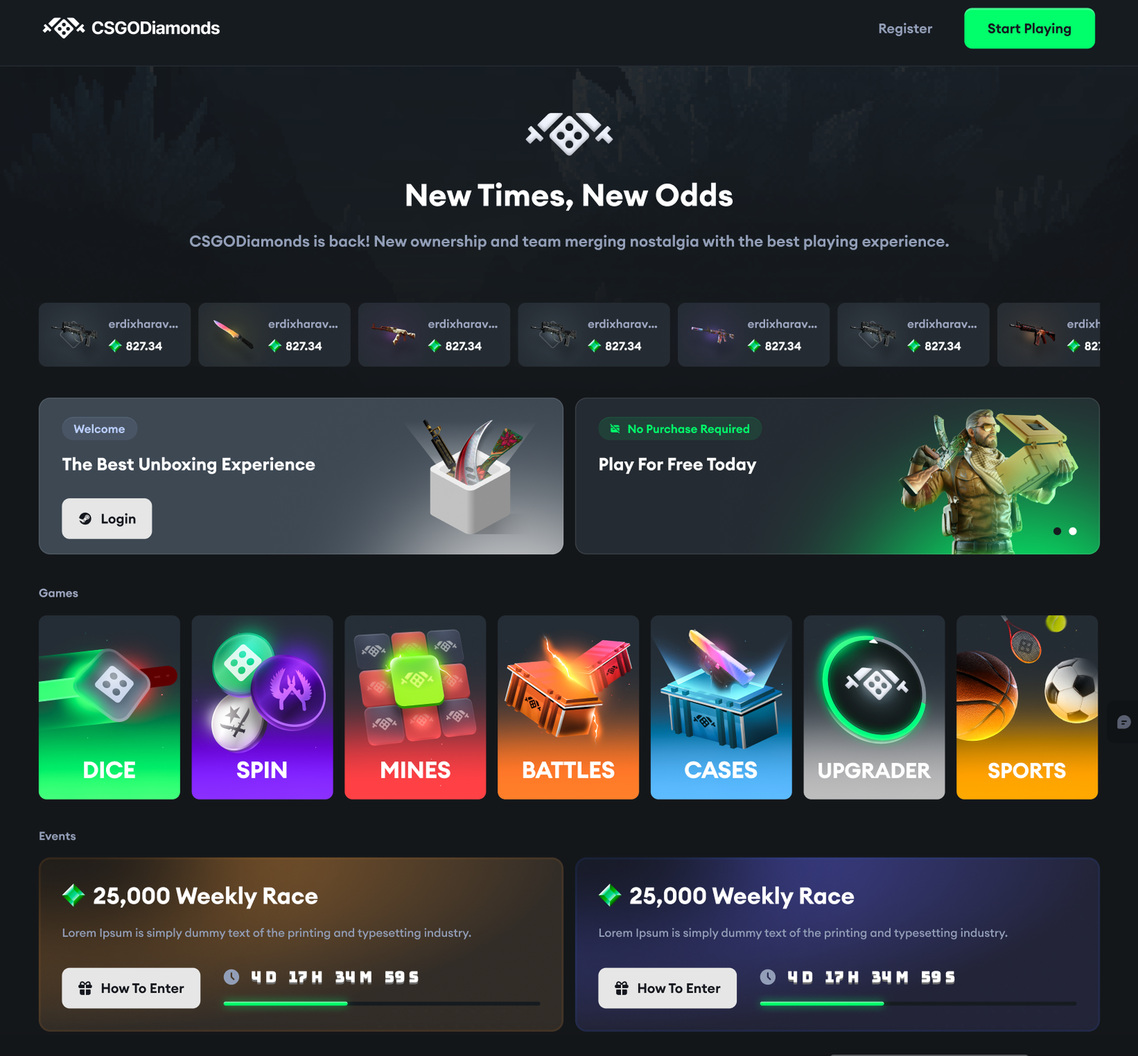 CSGODiamonds screenshot 1